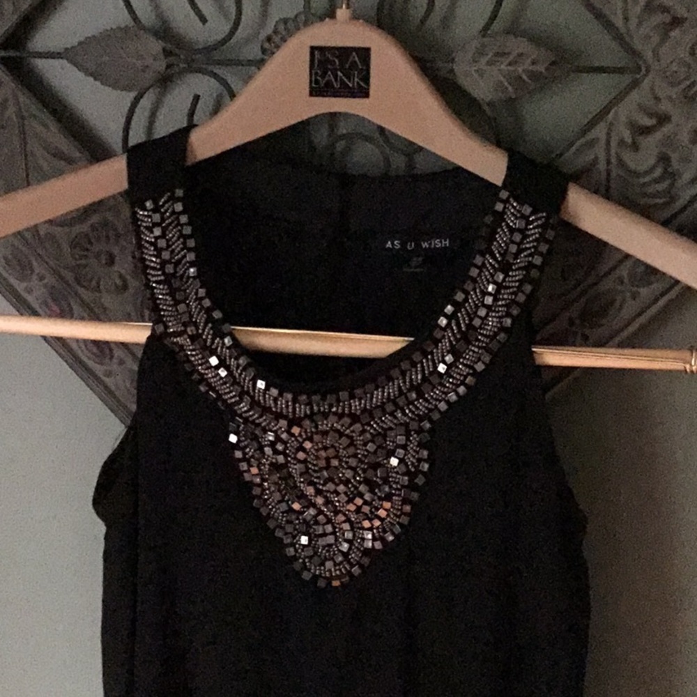 Y2K Black special occasion style dress/tunic whimsygoth Size XS - Picture 2 of 8
